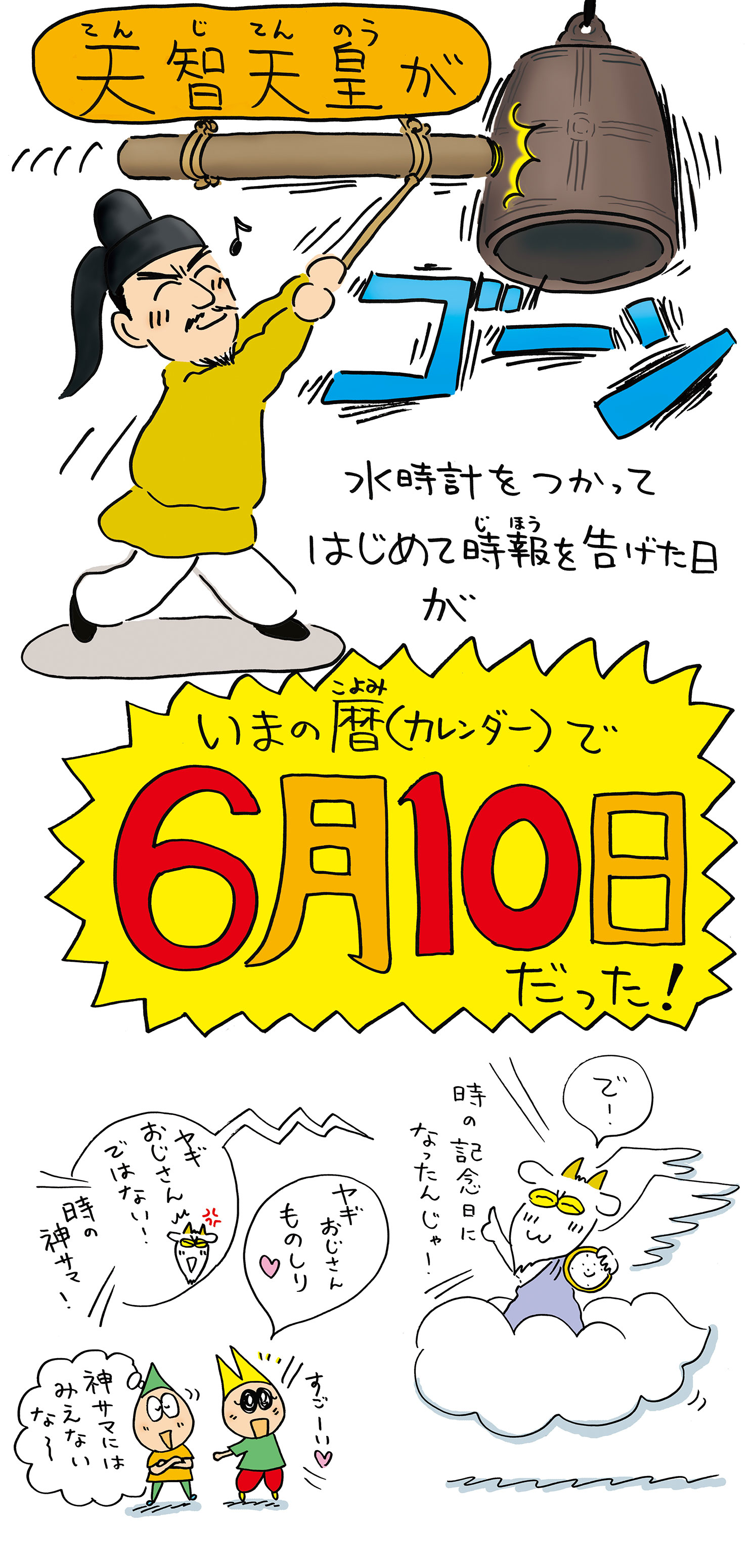 いまのカレンダーで6月10日だった！